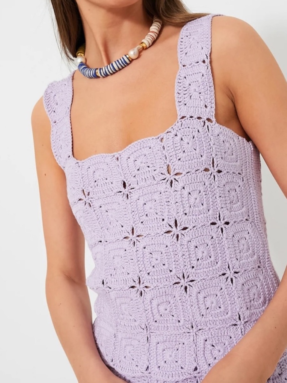 Tuckernuck Hyacinth House Lilac Lavendar Crotchet Cory Tank NWT Size Small - Picture 12 of 12